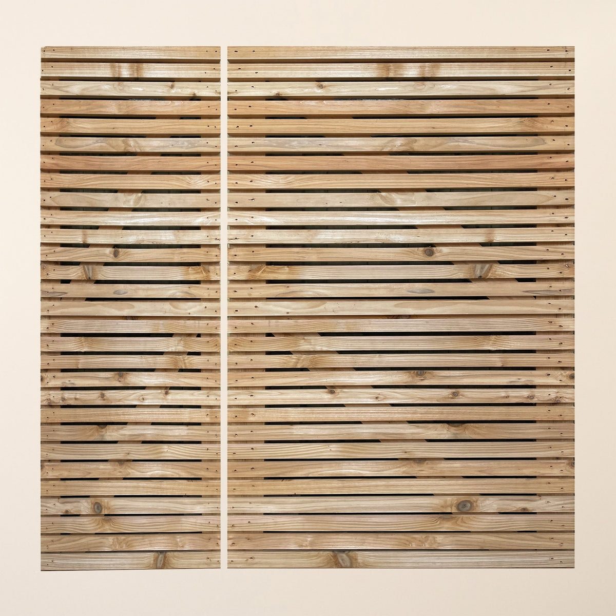 Cedar 3/4 Split Slatted Gates