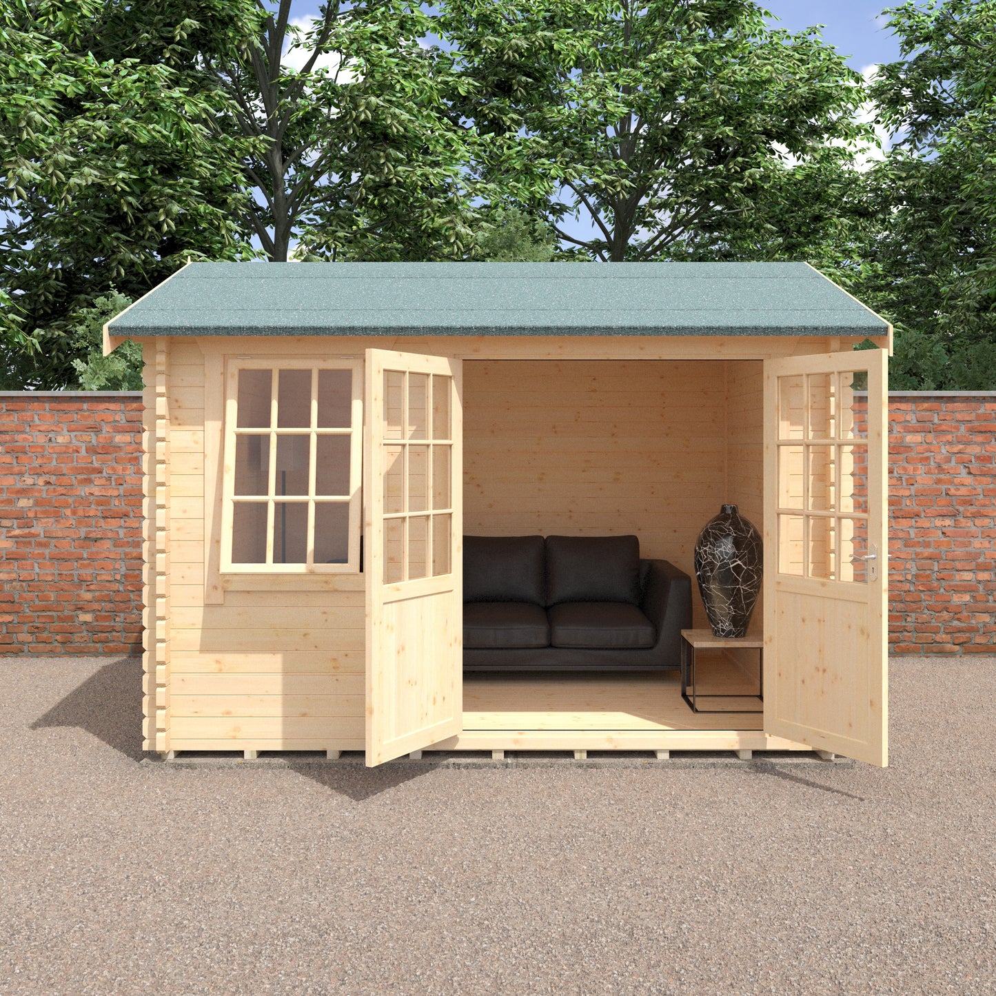Henley 44mm Log Cabin
