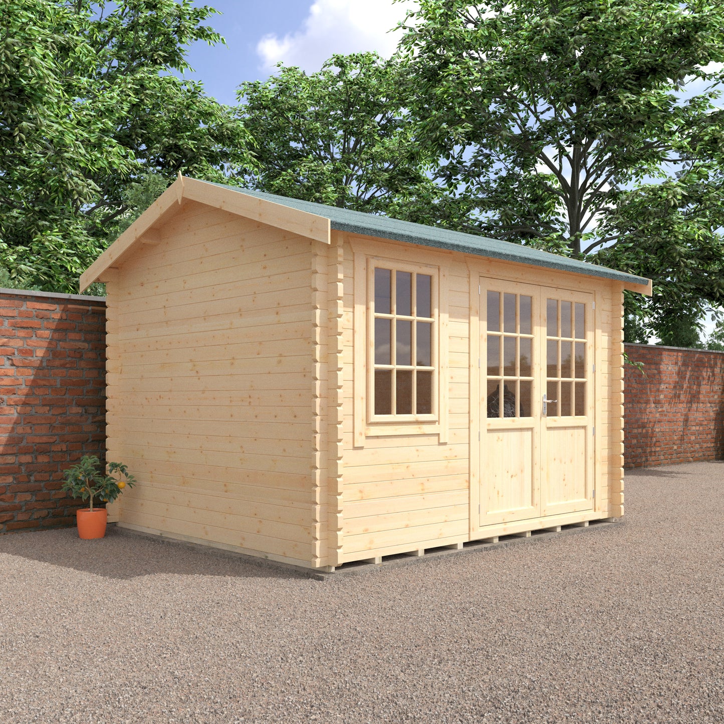 Henley 44mm Log Cabin