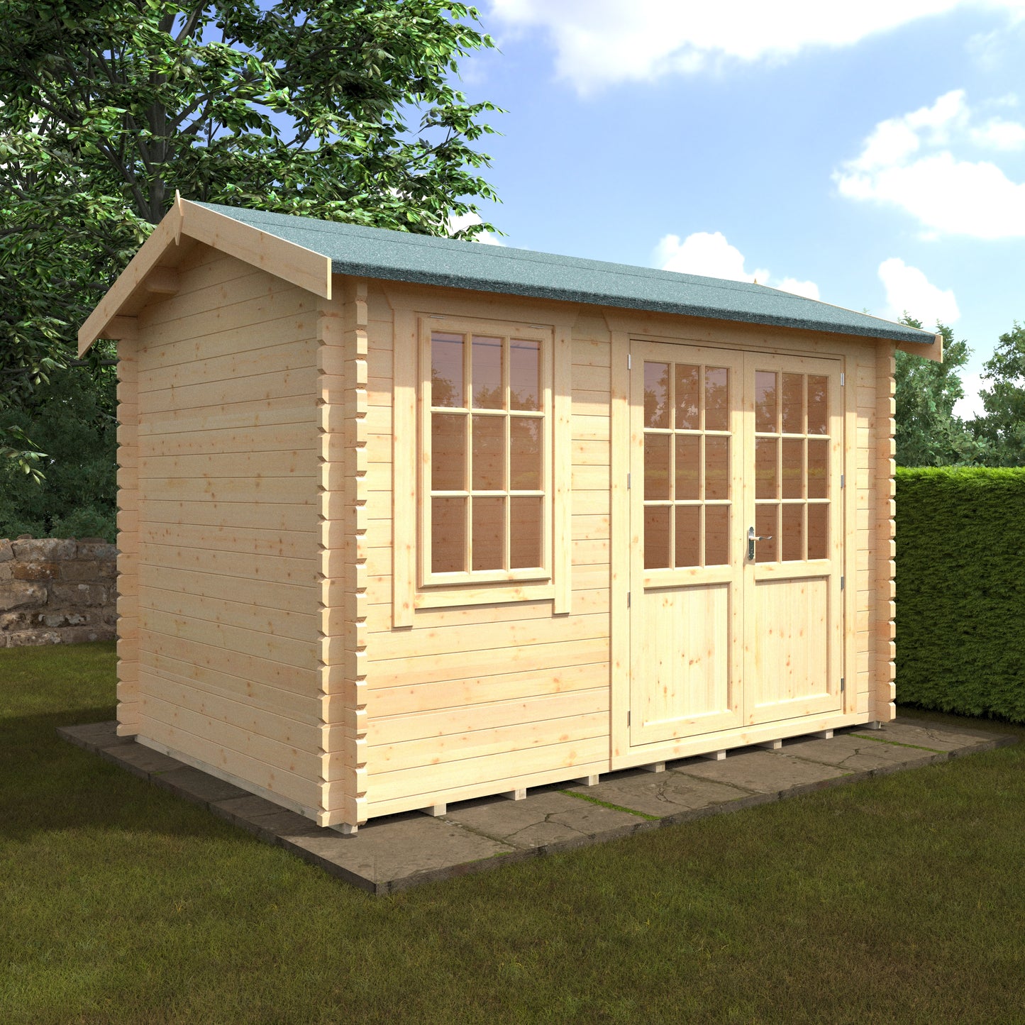 Henley 44mm Log Cabin