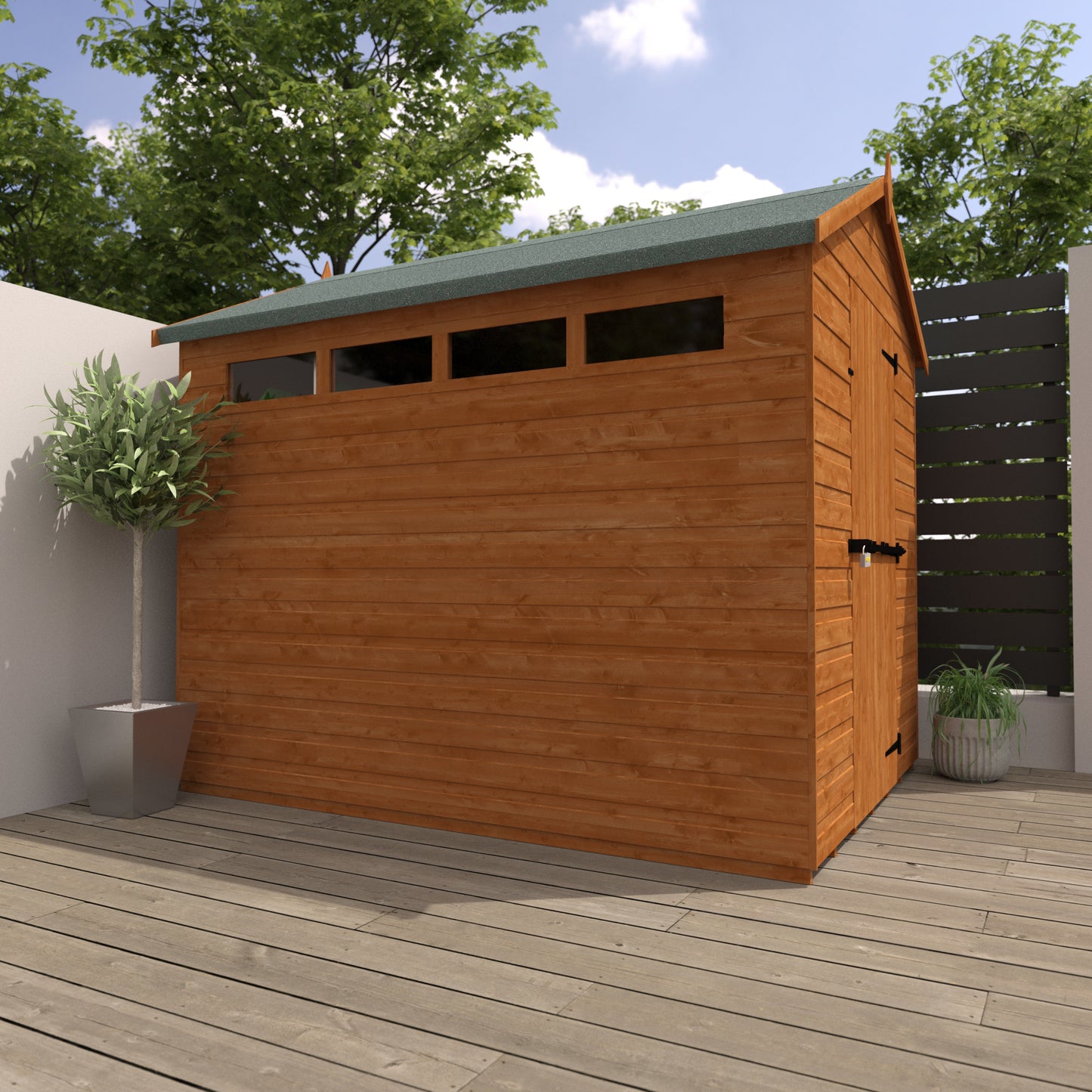 Security Apex Shed