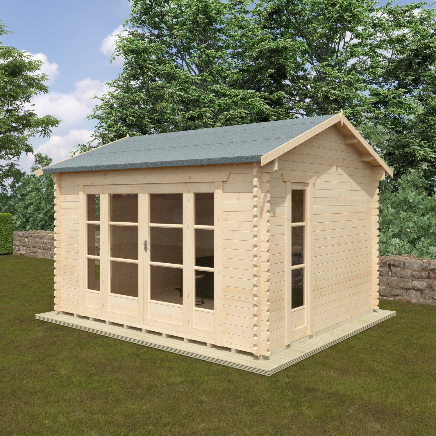 44mm Log Cabins