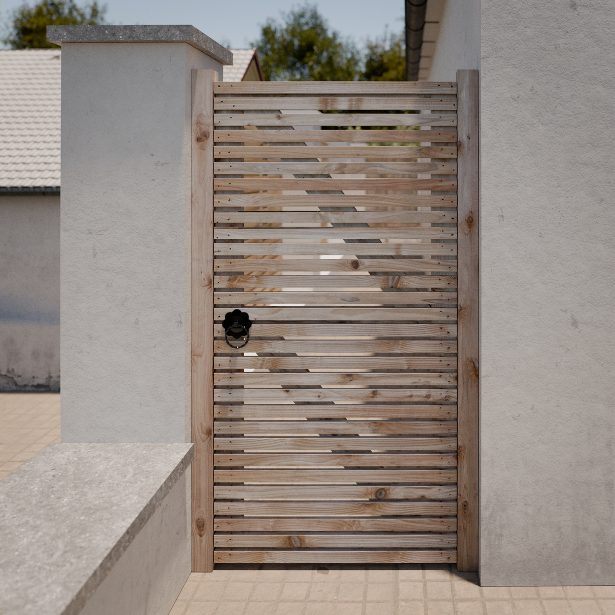 British Cedar Gates
