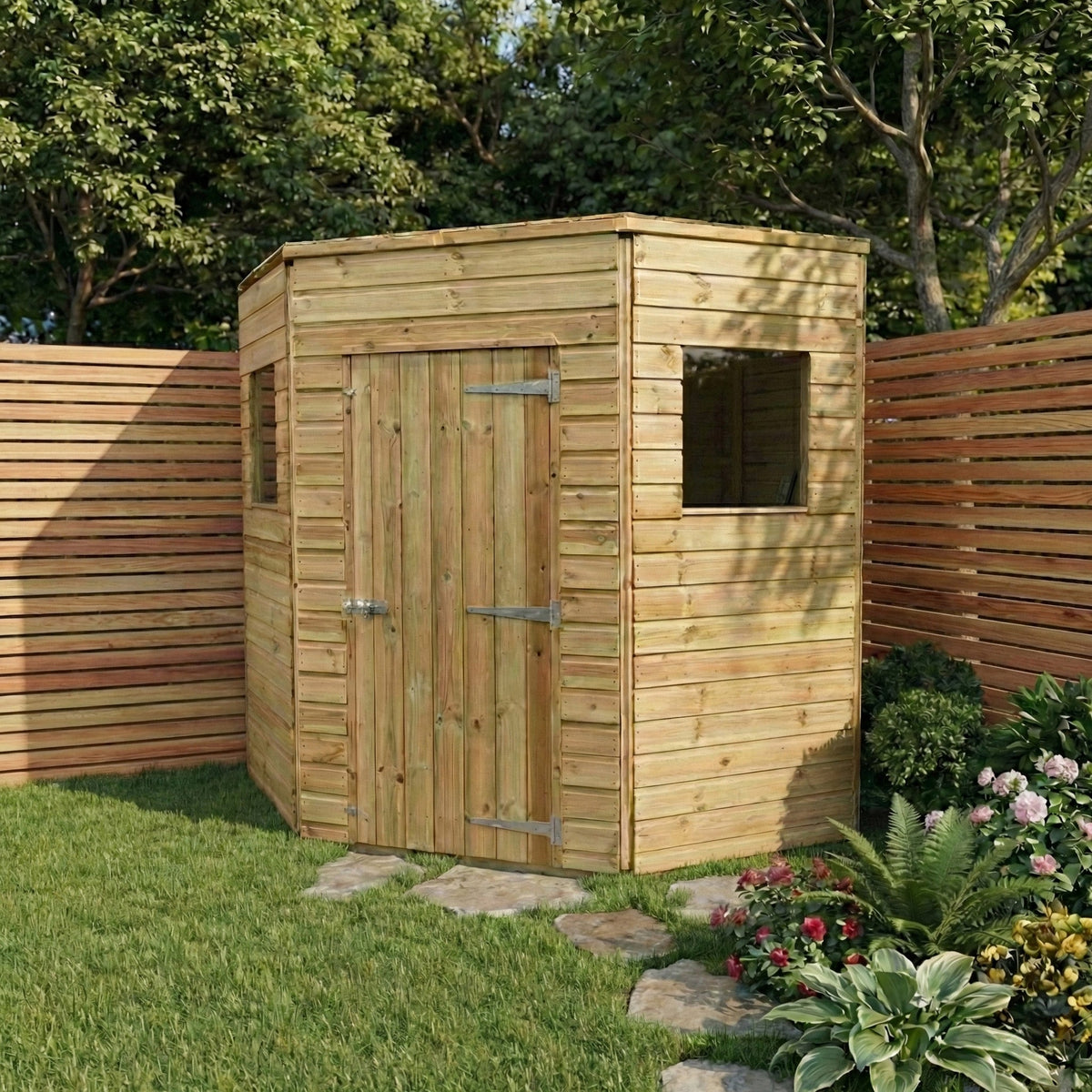 Corner Sheds