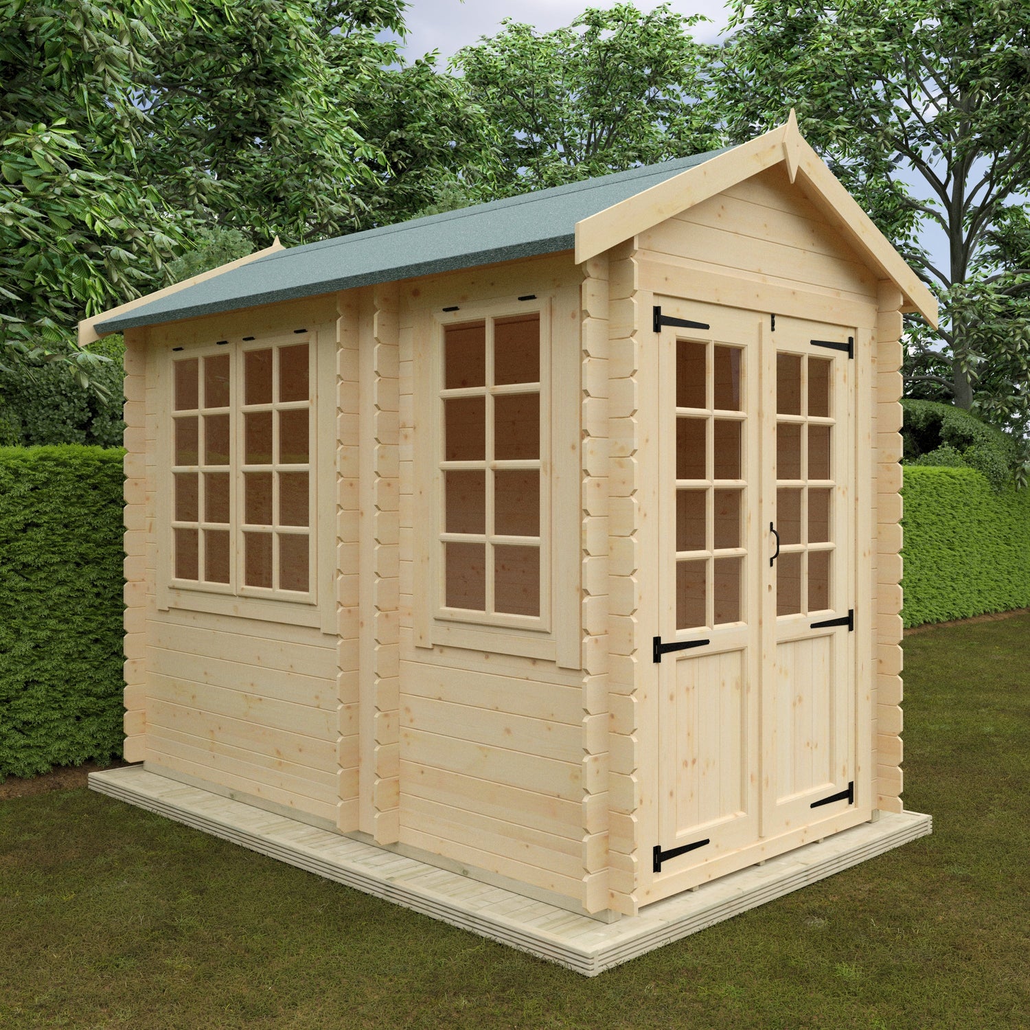 19mm Log Cabins