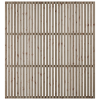 European Larch Slatted Fence Panels