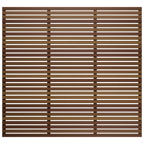 Iroko Slatted Fence Panels