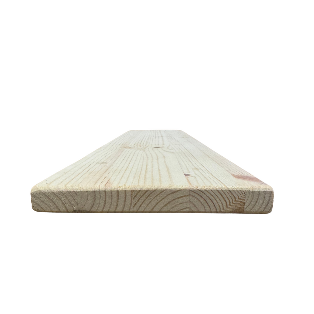 Bespoke Solid Wooden Floating Shelf (150mm Depth x 18mm Thickness)
