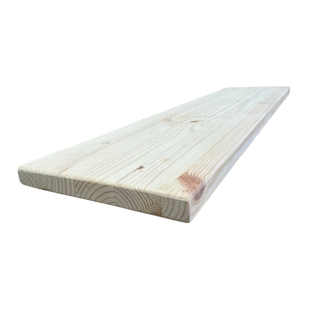 Bespoke Solid Wooden Floating Shelf (150mm Depth x 18mm Thickness)