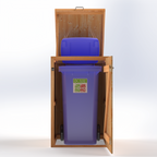 Timber Bin & Recycling Box Store (Fully Assembled)