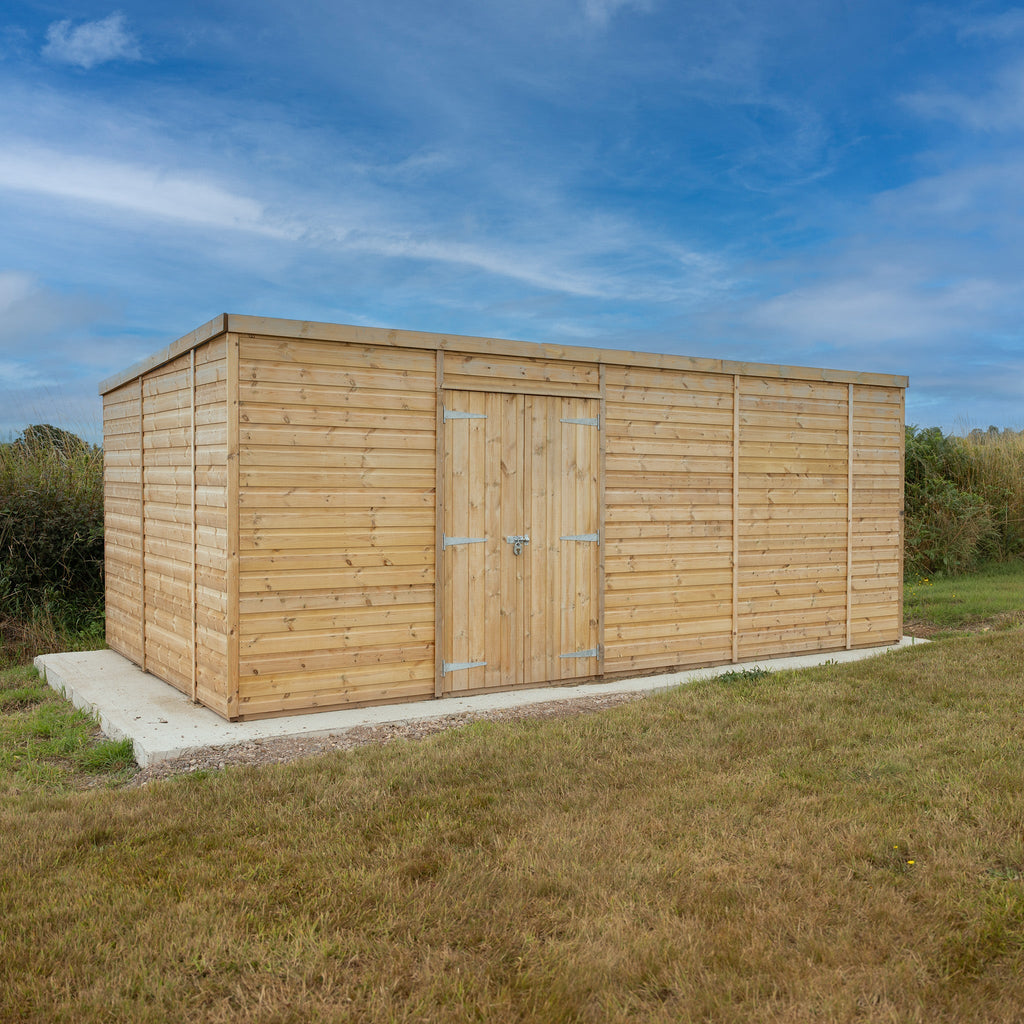 Pent Felt Roof Premium Pressure Treated Wooden Shed
