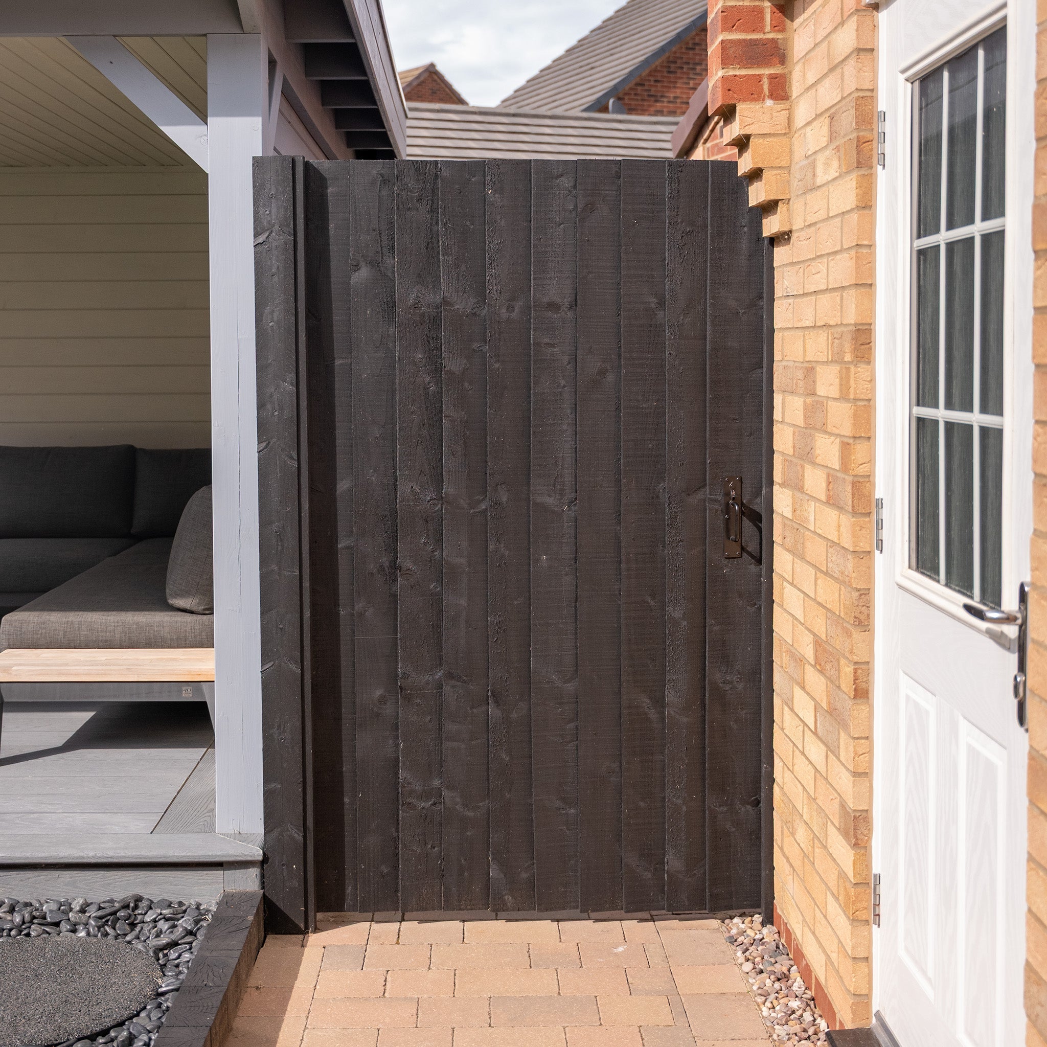 Portreath Framed Featheredge Gate (2.4m High)