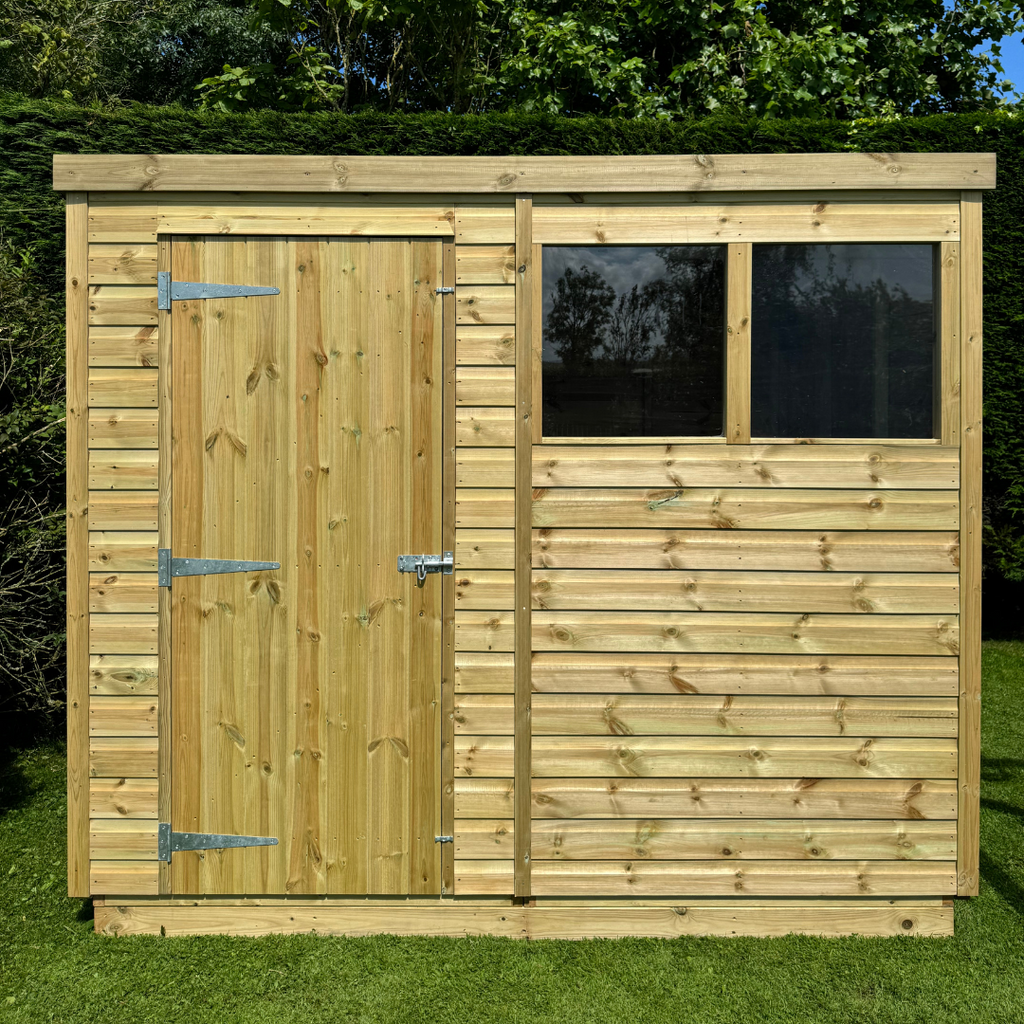 Pent Felt Roof Premium Pressure Treated Wooden Shed