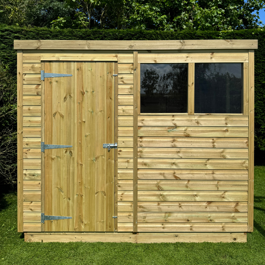 Pent Felt Roof Premium Pressure Treated Wooden Shed
