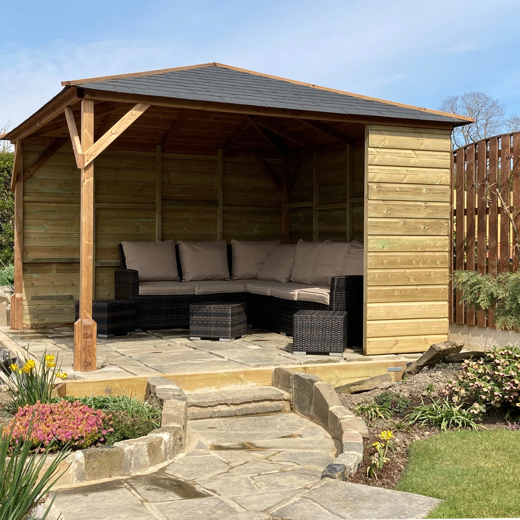 Treated Redwood Shiplap 150mm x 15mm Cladding