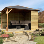 Treated Redwood Shiplap 150mm x 15mm Cladding