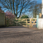 Exbourne Scandinavian Redwood Planed Curved Heel Gate
