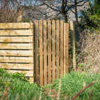 Pressure Treated Picket Side Gate Round Top 1.5m