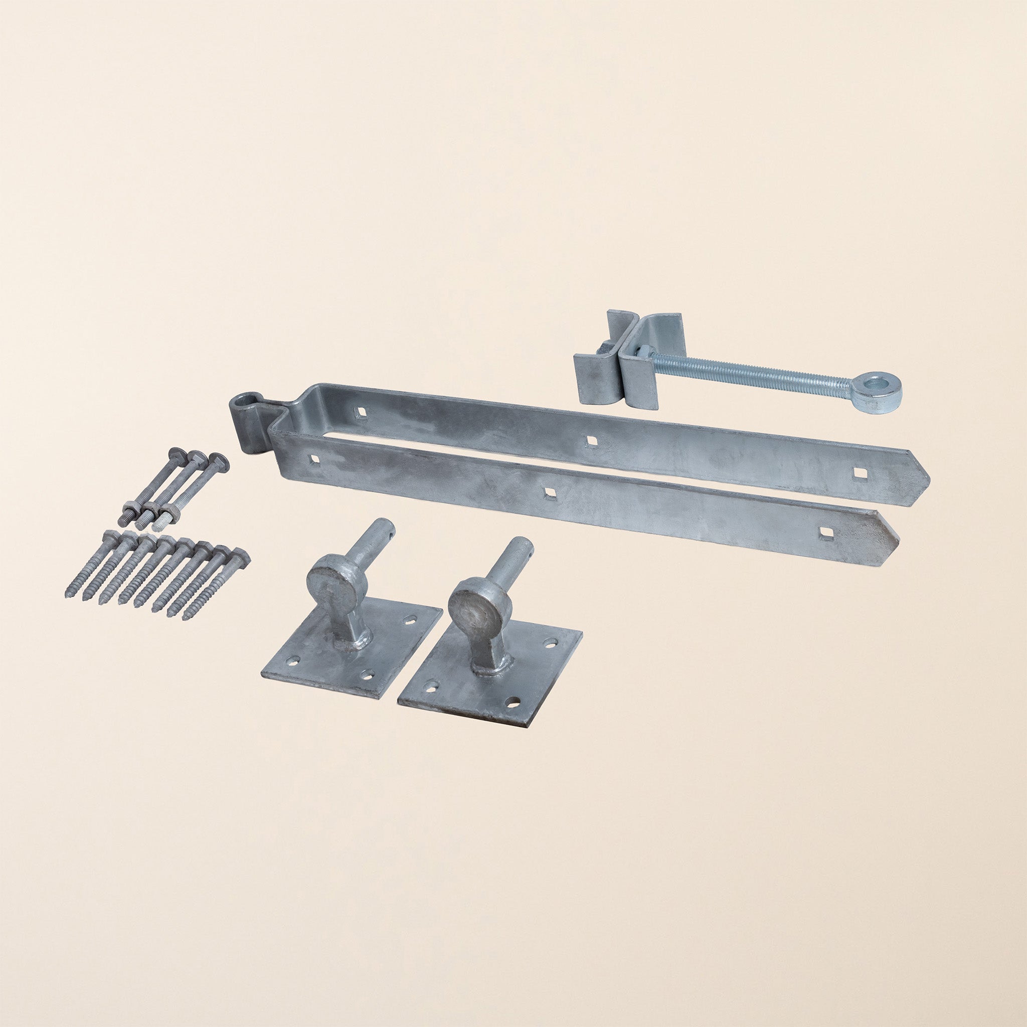 24" Adjustable Hinge Set (Hook on Plate)