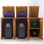 Timber Bin & Recycling Box Store (Fully Assembled)