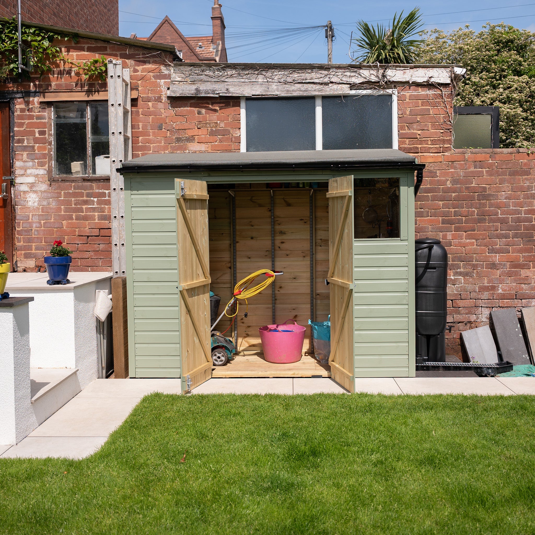Pent Roof Cedar Shadow Gap Shed