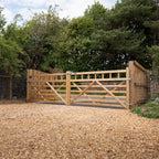 Boscastle Scandinavian Redwood Diamond Brace Planed Gate