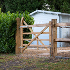 Exbourne Scandinavian Redwood Planed Curved Heel Gate