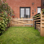 Picket Side Gate Round Top 0.6m Height