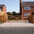 Exbourne Scandinavian Redwood Planed Curved Heel Gate