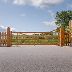 Exbourne Scandinavian Redwood Planed Curved Heel Gate