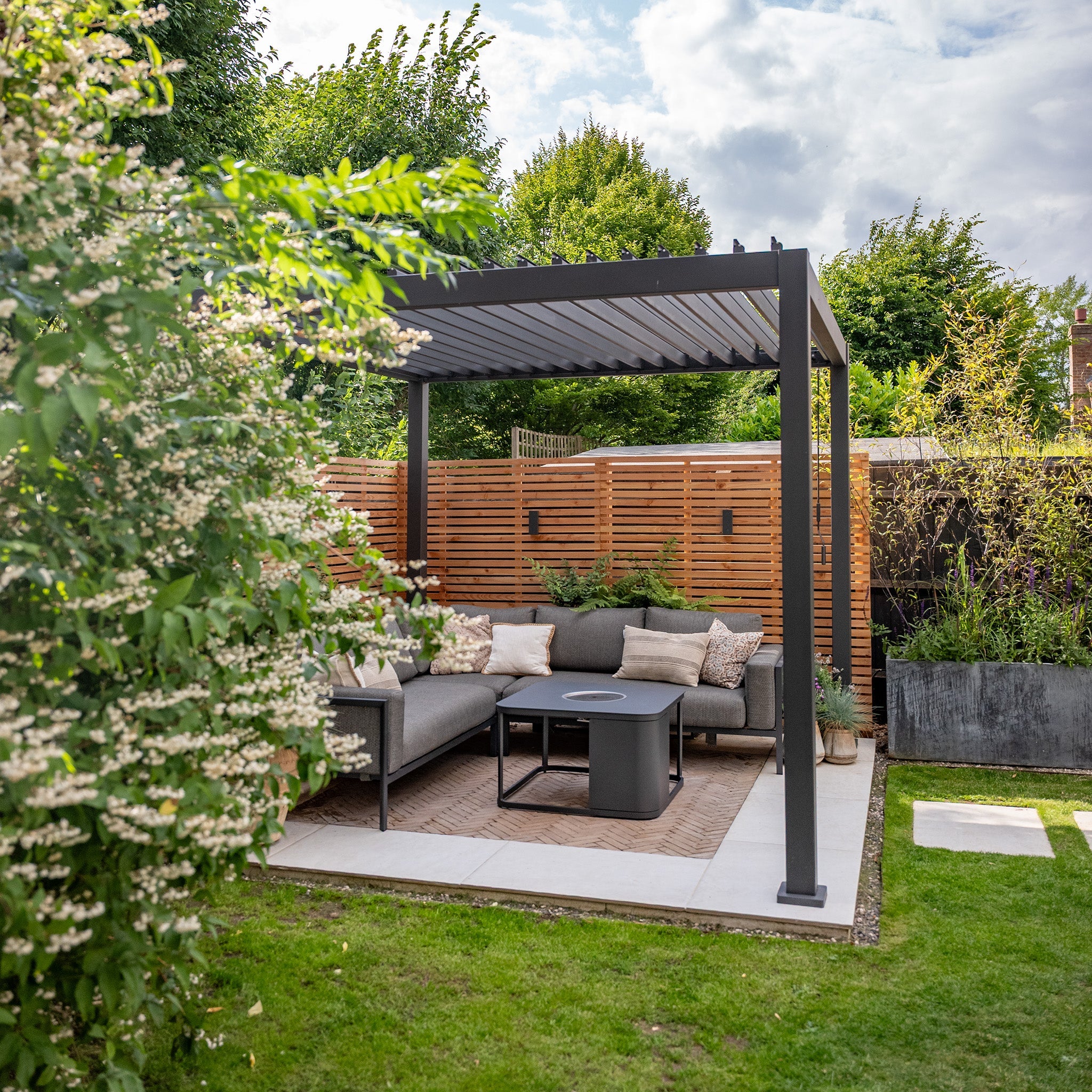 Cedar / Larch Slatted Fence Panels (Horizontal)