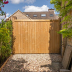 Highampton Scandinavian Redwood Mortise & Tenon Fence Panel