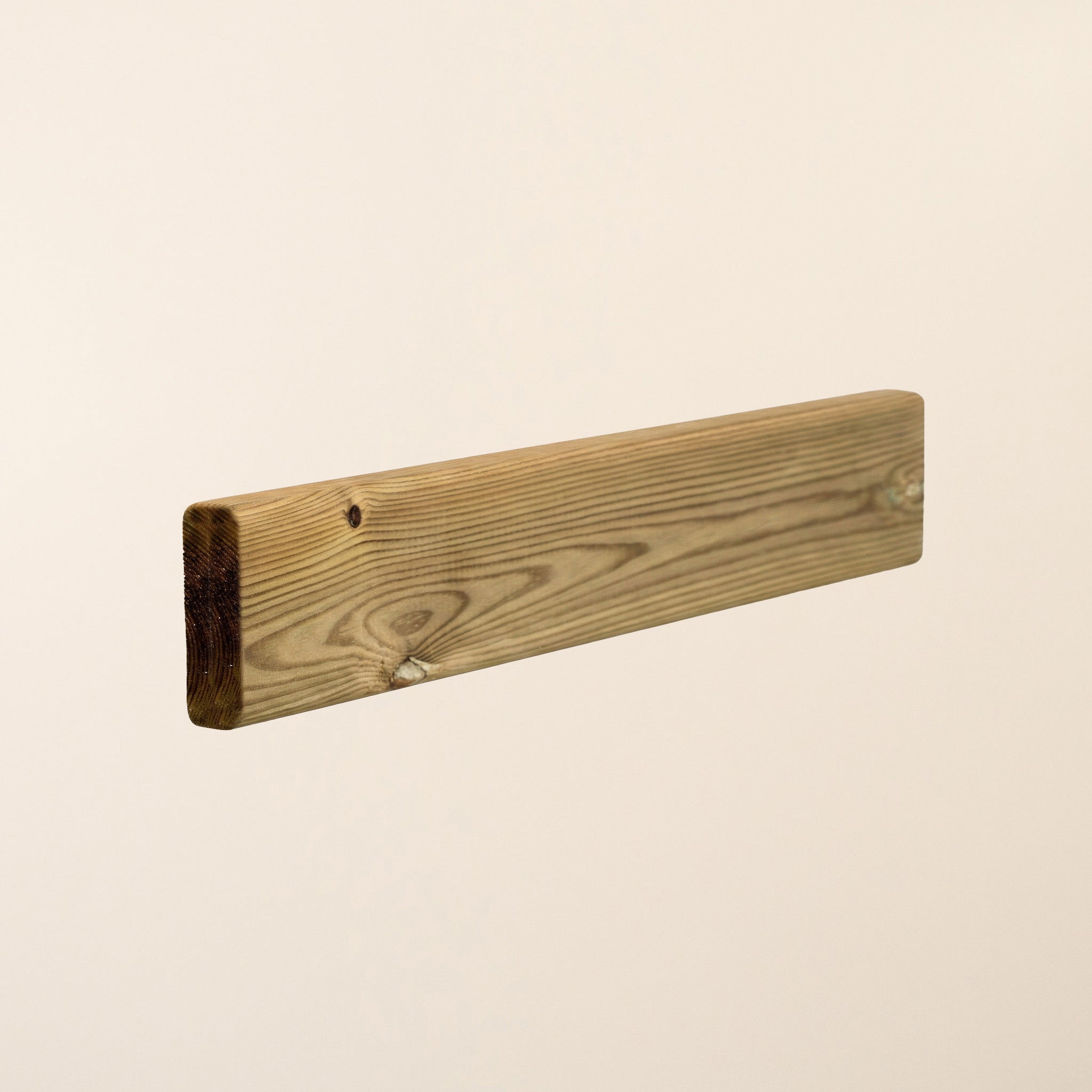 3" x 1" Treated Scandinavian Redwood Eased Square Edge Board