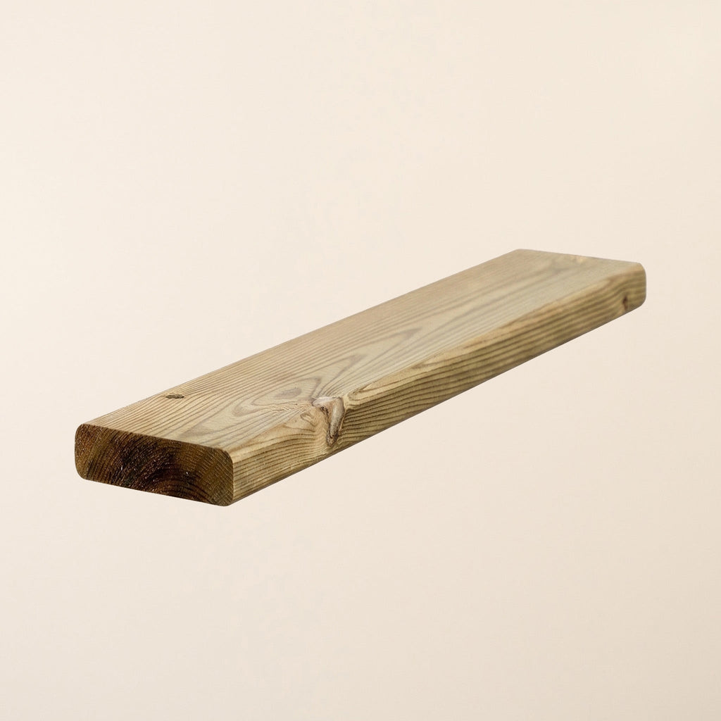 3" x 1" Treated Scandinavian Redwood Eased Square Edge Board