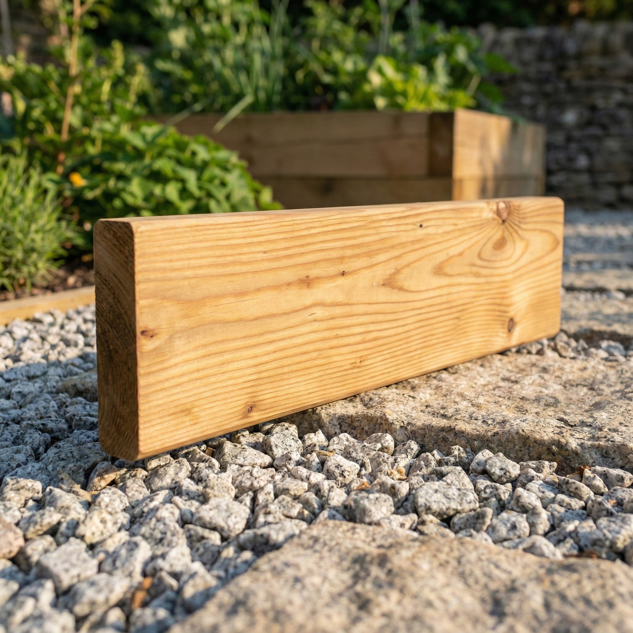 3" x 1" Treated Scandinavian Redwood Eased Square Edge Board