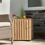 Premium Cedar Vertical Slatted Panel Planter