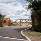 Boscastle Scandinavian Redwood Diamond Brace Planed Gate