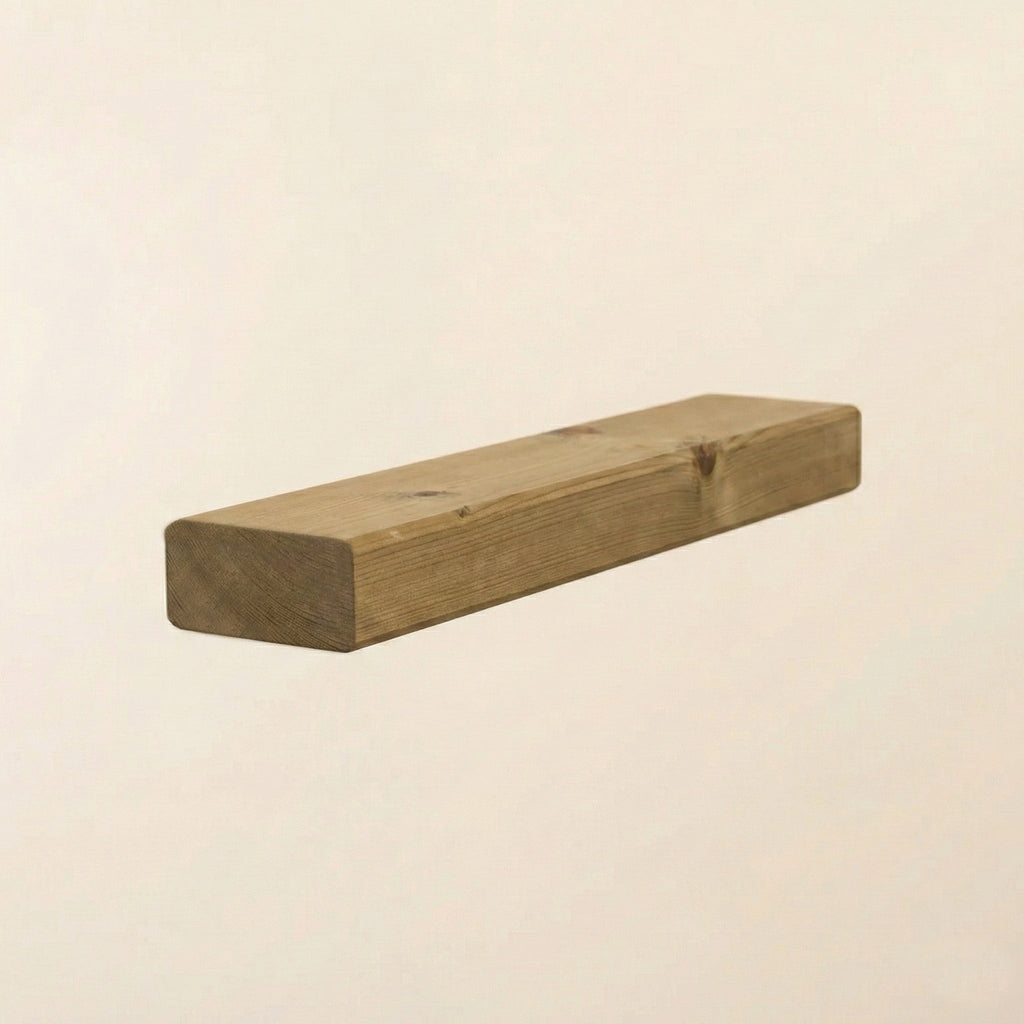 4" x 2" Treated Scandinavian Redwood Planed Ease Edge