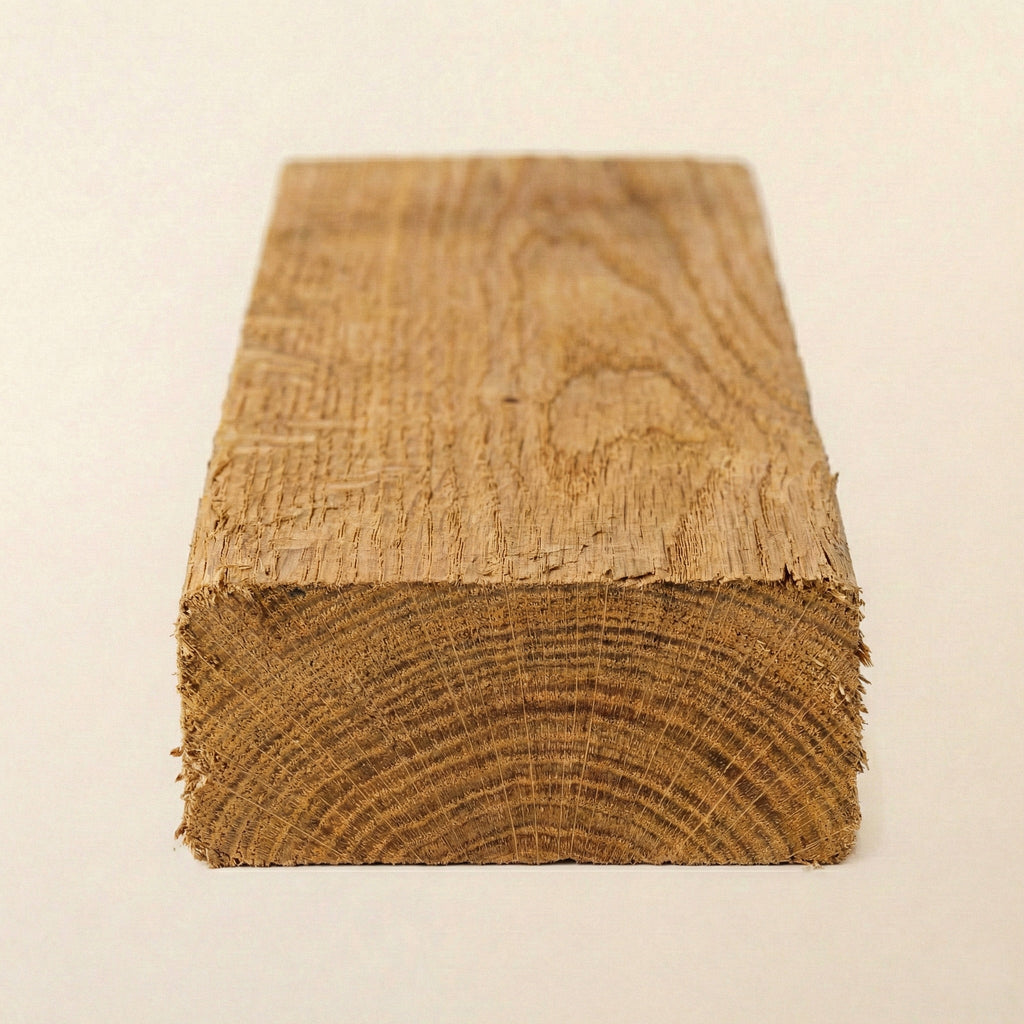 4" x 2" European Sawn Oak Board
