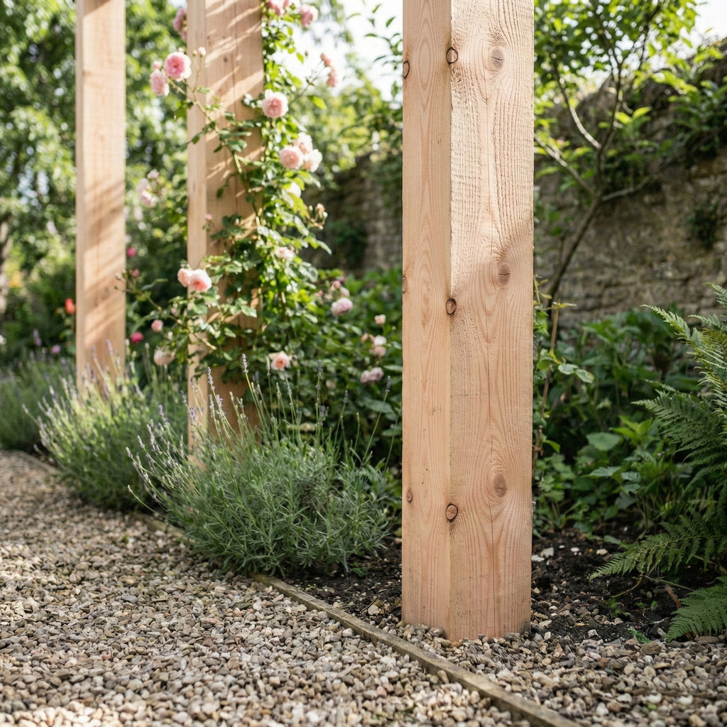 6" x 6" British Sawn Larch Posts