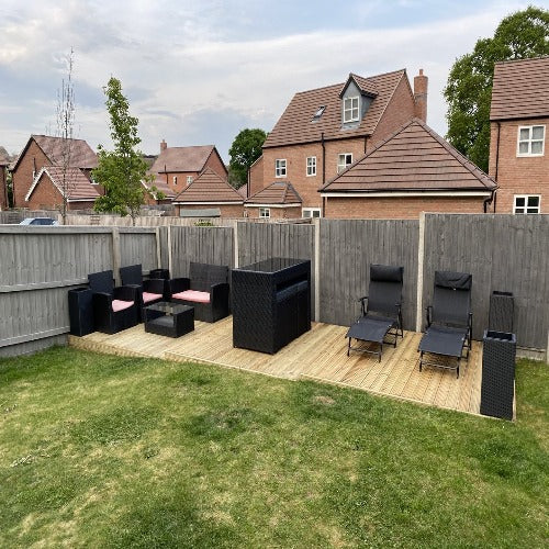 Scandinavian Redwood Premium Decking Kits (Various Sizes)