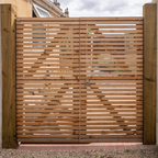 Cedar Slatted Gates Pair