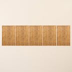 Clovelly Scandinavian Redwood Bifold 5-Leaf Driveway Gate