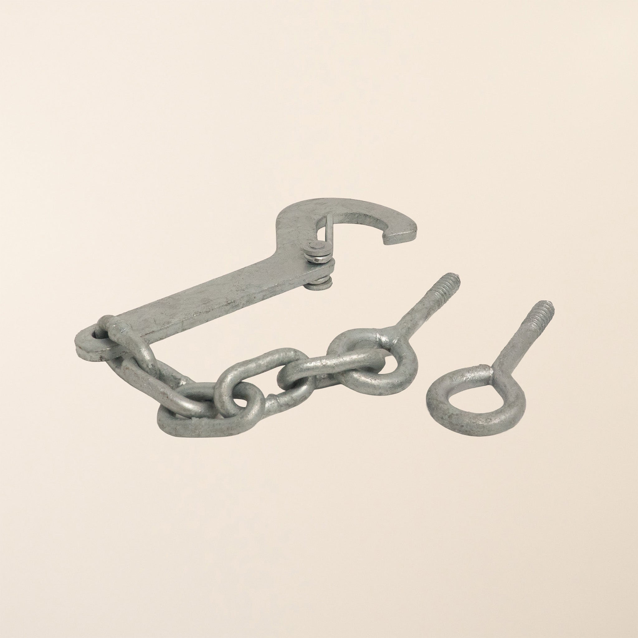 6" Galvanised Safety Hook & Eye