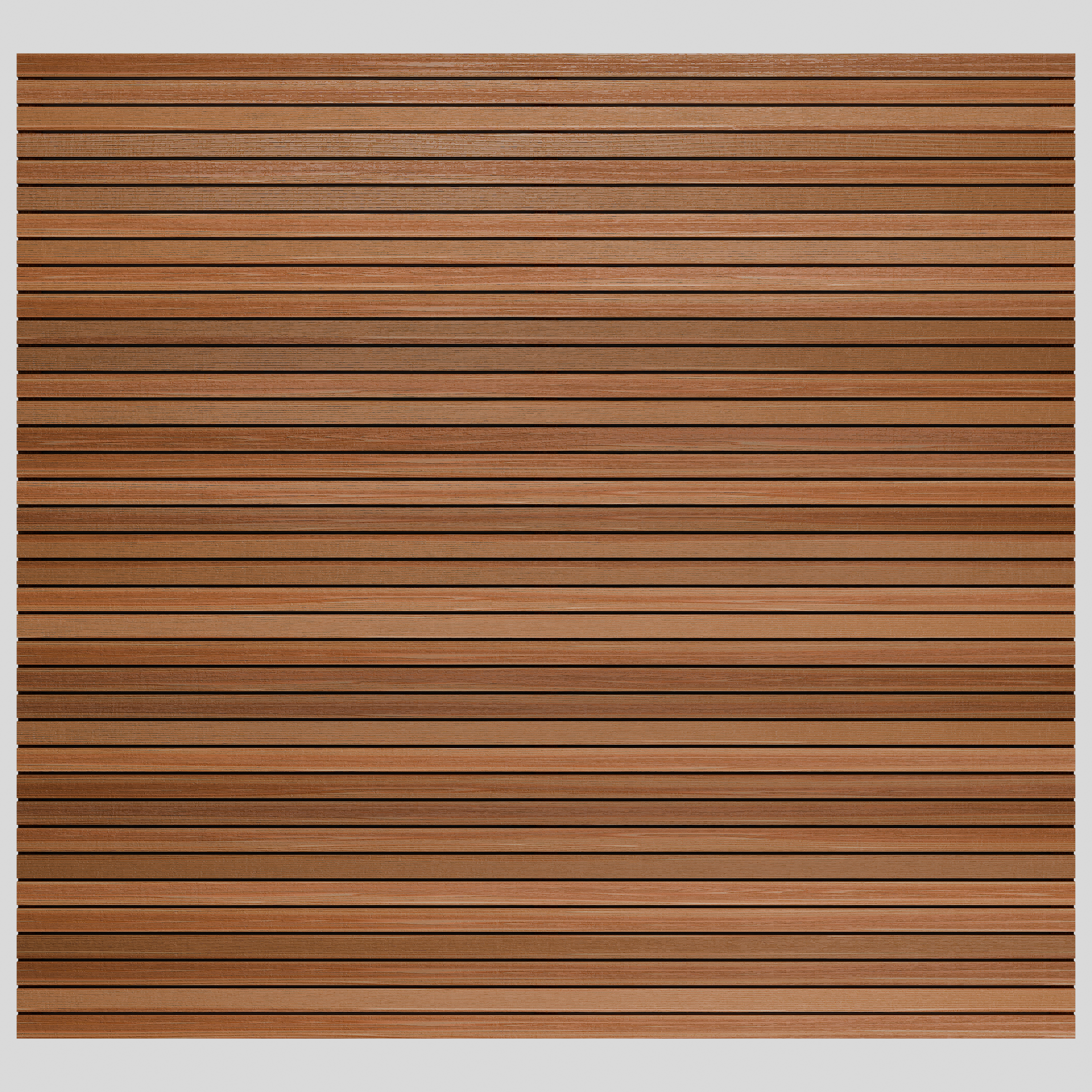 Canadian Cedar Slatted Fence Panels (6mm Spacings)