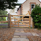 Exbourne Scandinavian Redwood Planed Curved Heel Gate