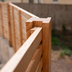 British Cedar Rebated Slot in Fence Posts