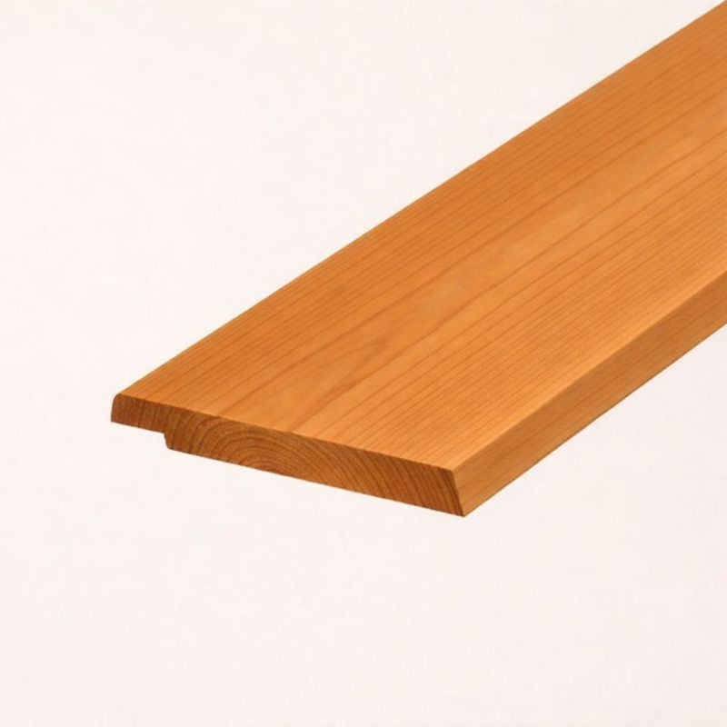 Western Red Canadian Cedar Rebated Featheredge 95mm x 19mm Cladding
