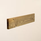4" x 1" Treated Scandinavian Redwood Planed Square Edge Board