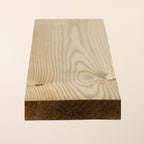 4" x 1" Treated Scandinavian Redwood Planed Square Edge Board